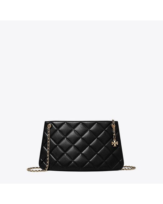 Tory Burch Black Fleming Pochette, One Size