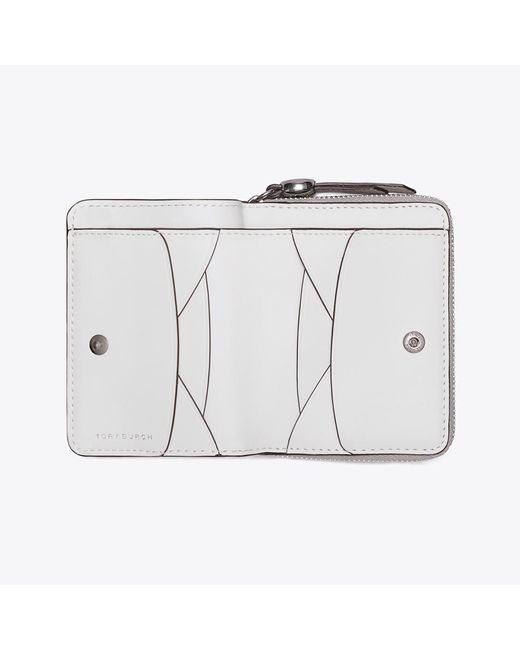 Tory Burch Gray Romy Bi-Fold Wallet