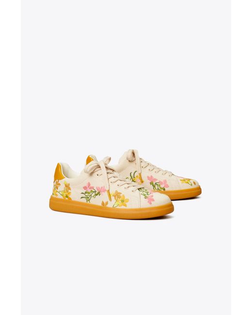 Tory Burch Howell Court Floral Sneaker | Lyst