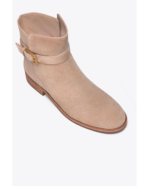 Tory burch brooke bootie hot sale tan