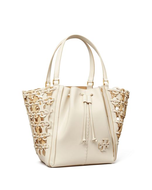 Tory Burch Leather Mcgraw Die-cut Dragonfly, Oversized in White - Lyst