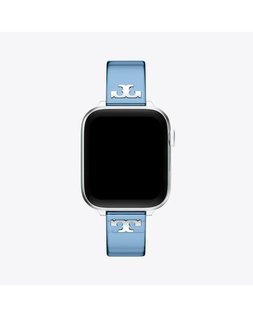 Tory Burch Blue Single T Jelly Band For Apple Watch