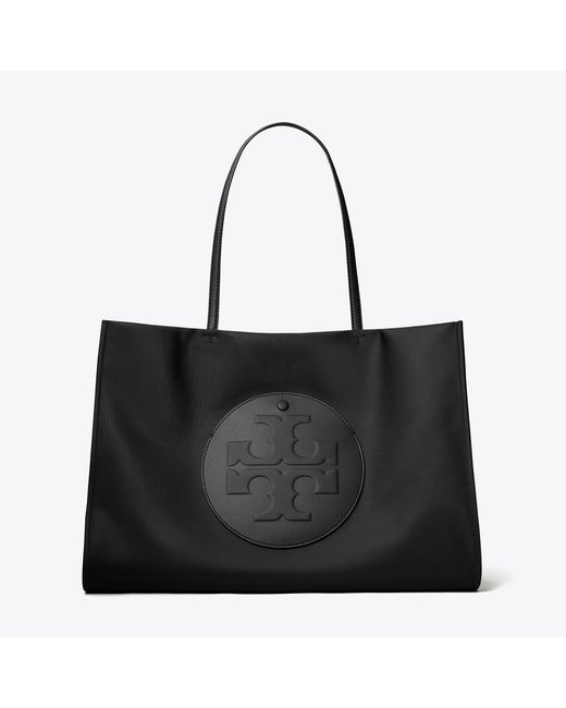 Tory Burch Black Ella Tote, One Size