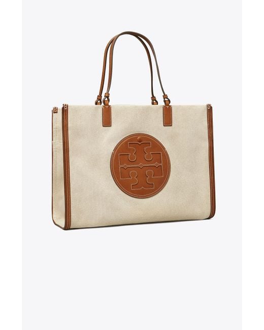 Tory Burch Ella Canvas Tote Bag Lyst UK