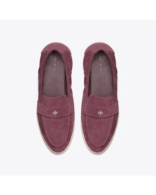 Tory Burch Purple Ballet Sport Loafer