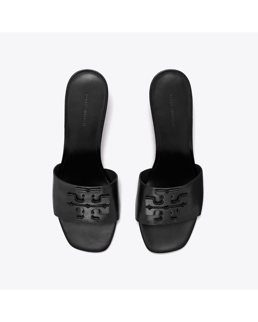 Tory Burch Black Ines Mule Sandal 55 Mm (Perfect) Shoes