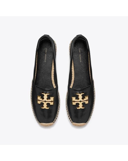 Tory Burch Black Eleanor Espadrille