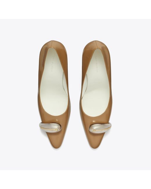 Tory Burch Metallic Pierced Pump