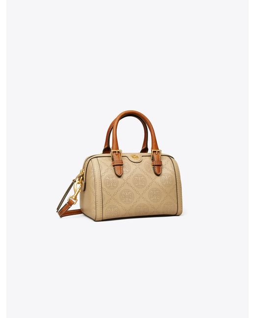 Tory Burch T Monogram Jacquard Barrel Bag