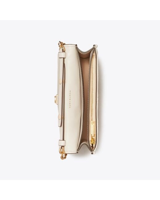 Tory Burch Natural Fleming Crossbody