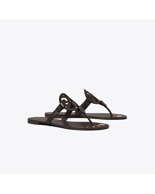 Tory Burch Brown Miller Nail Polish Sandal