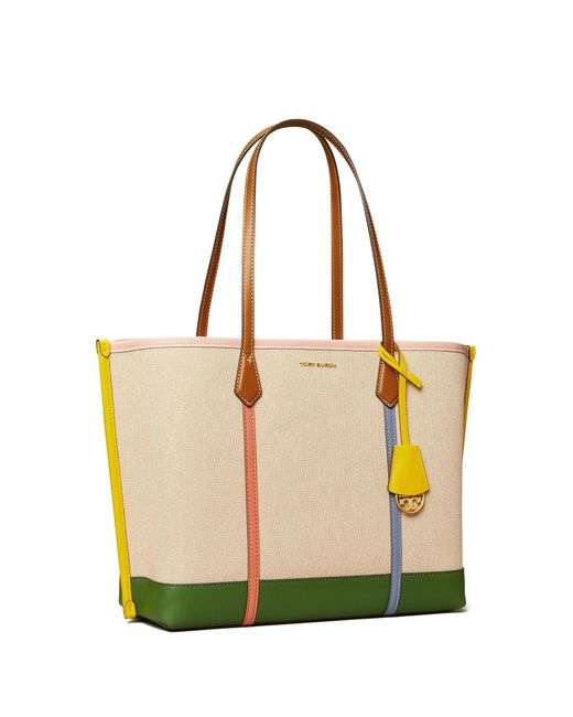 Tory Burch Natural Perry Canvas Tote