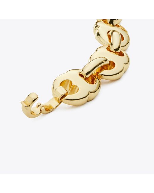 Tory Burch Metallic Gemini Link Bracelet, One Size