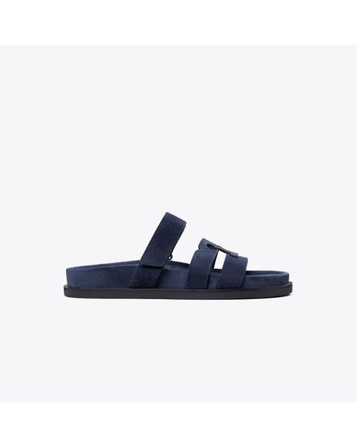 Tory Burch Blue Ines Sport Slide