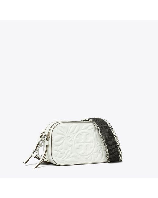 Tory Burch Multicolor Mini Miller Floral Embossed Crossbody Bag