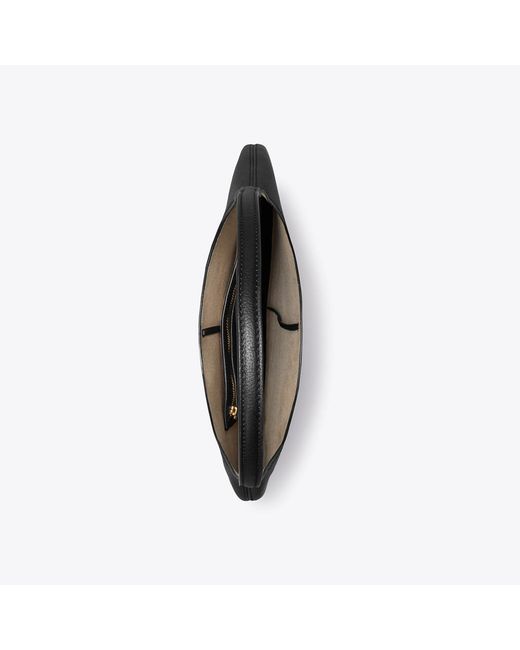 Tory Burch Black Pierced Soft Bag