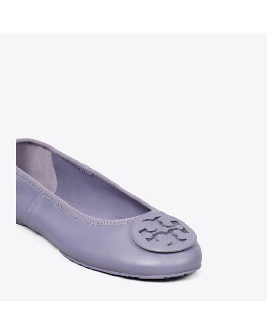 Tory Burch Blue Reva Travel Ballet