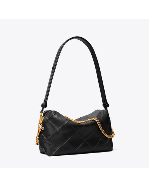 Tory Burch Black Large Fleming Soft Crossbody Bag