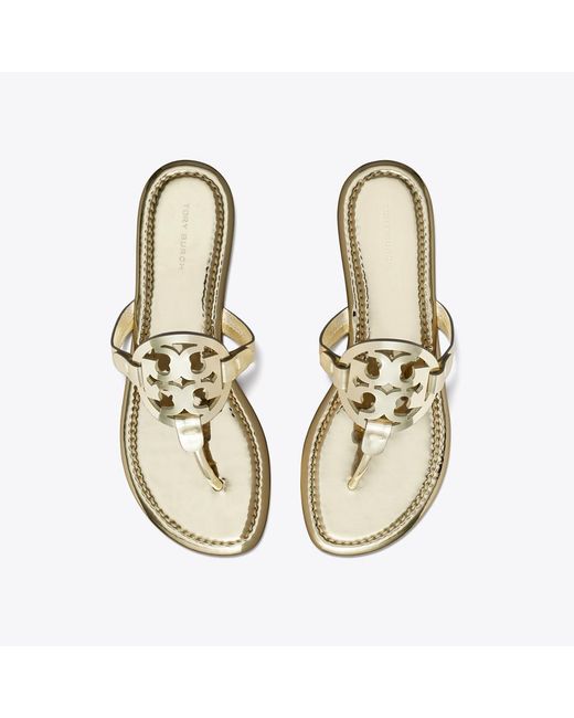 Tory Burch White Miller Metallic Sandal for men