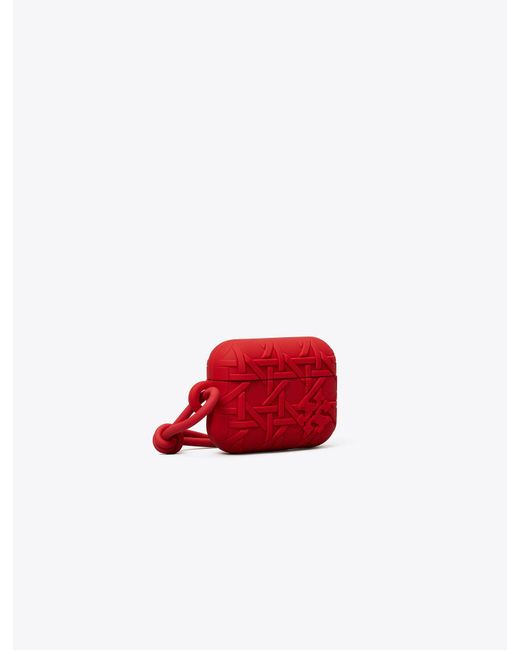 Tory Burch Red Silicone Airpods Pro Case