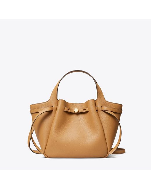 Tory Burch Metallic Small Romy Tote, One Size