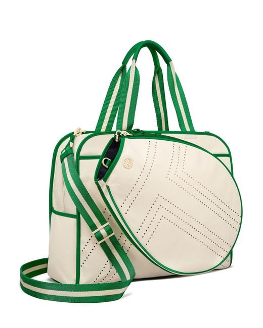 Tory Sport Multicolor Convertible Perforated-t Tennis Tote