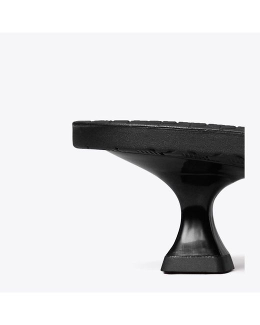 Tory Burch Black Jelly Heel Flip-Flop