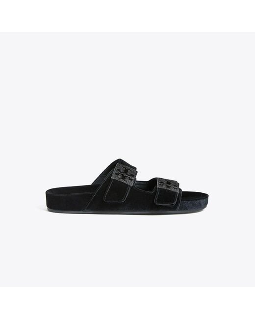Tory Burch Black Mellow Pavé Sandal