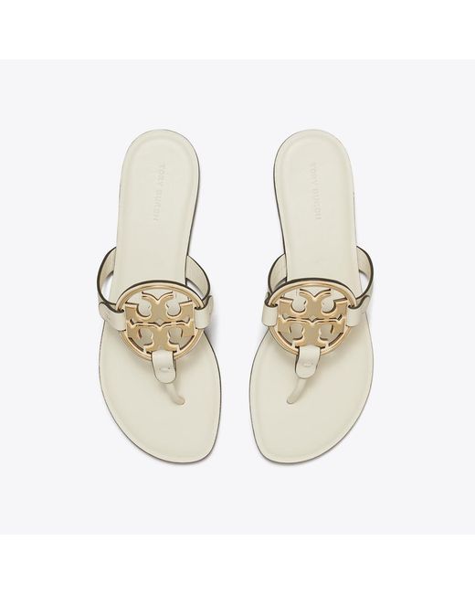 Tory Burch White Metal Miller Sandal for men