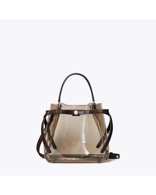 Tory Burch Multicolor Romy Clear Bucket Bag