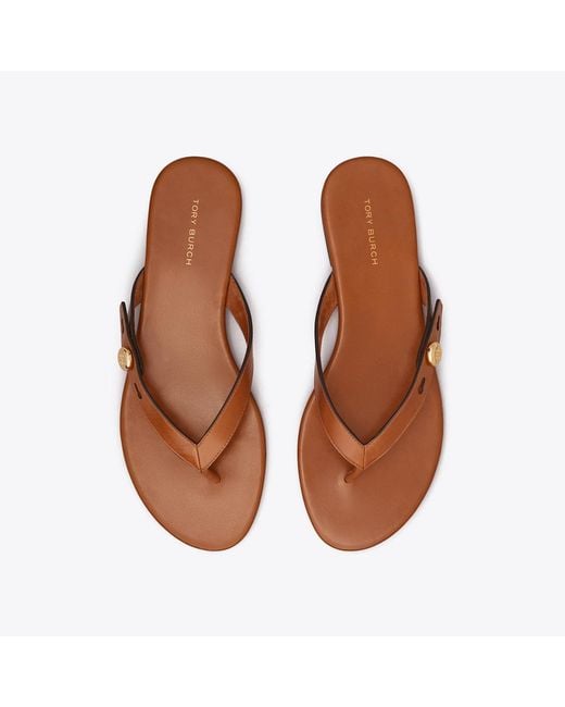 Tory Burch Brown Romy Flip-Flop