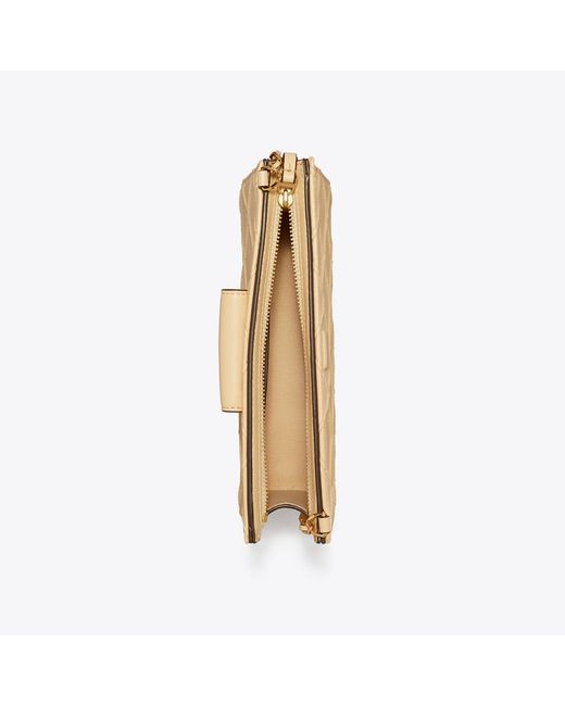Tory Burch Natural Mini Fleming Crossbody, One Size