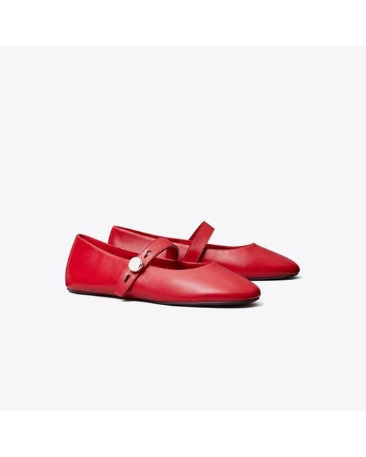 Tory Burch Red Romy Mary Jane