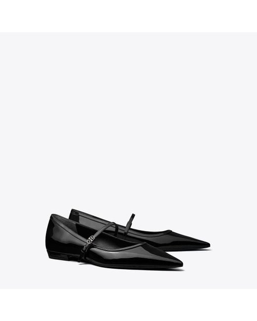 Tory Burch Black Double T Buckle Mary Jane