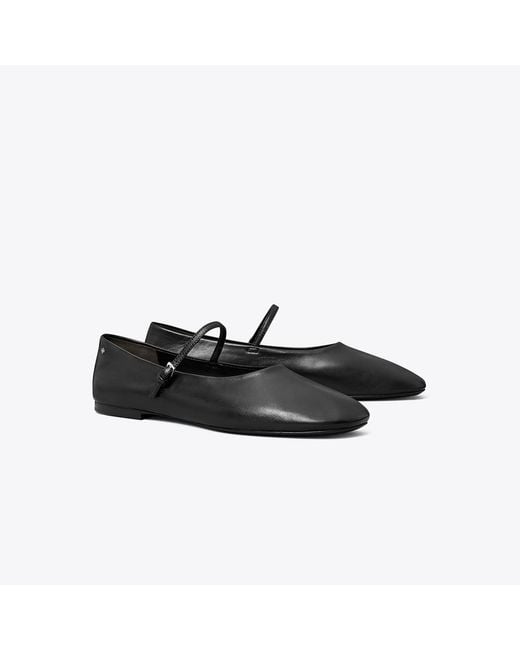 Tory Burch Black Mary Jane Ballet