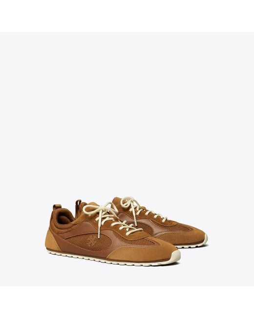 Tory Burch Brown Field Sneaker