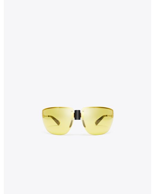 Tory Burch Metallic Runway Sunglasses