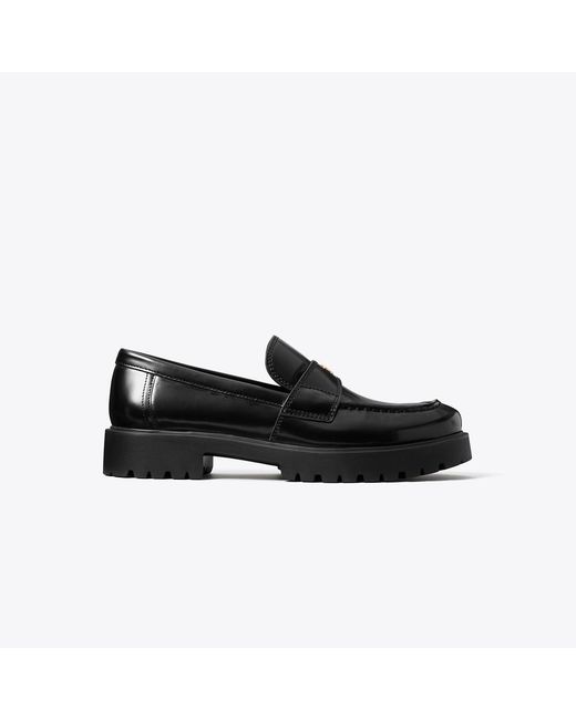Tory Burch Black Classic Lug Loafer