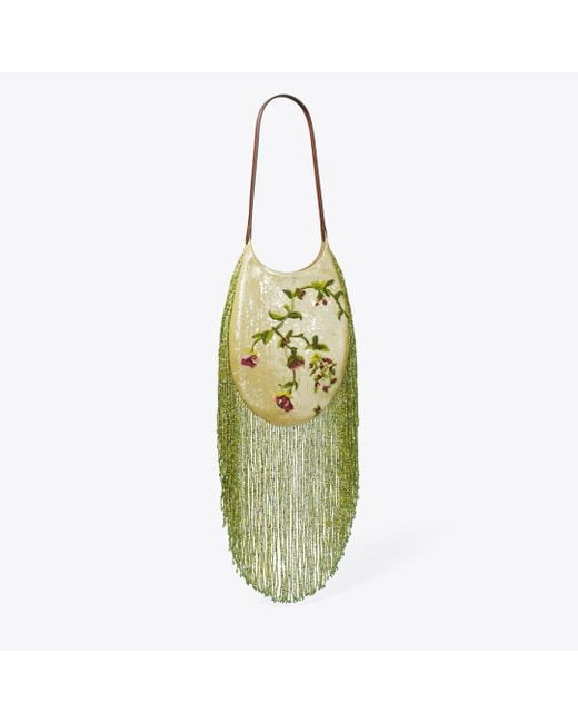 Tory Burch Metallic Pierced Embellished Small Bag
