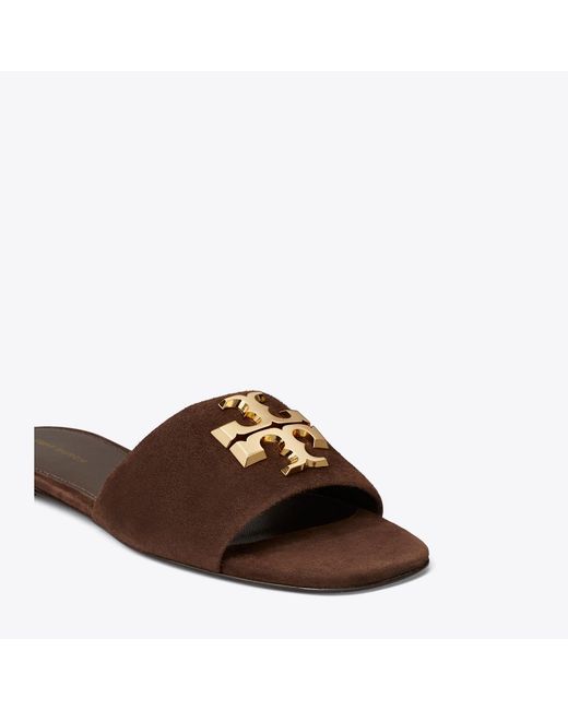 Tory Burch Brown Eleanor Slide
