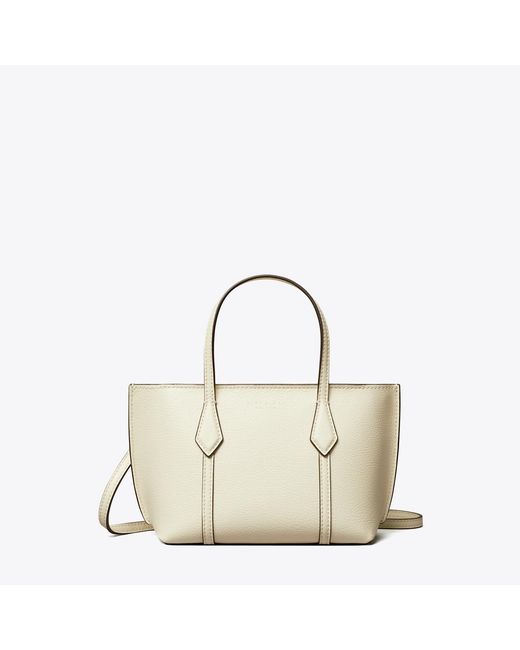 Tory Burch Natural Mini Perry Tote, One Size
