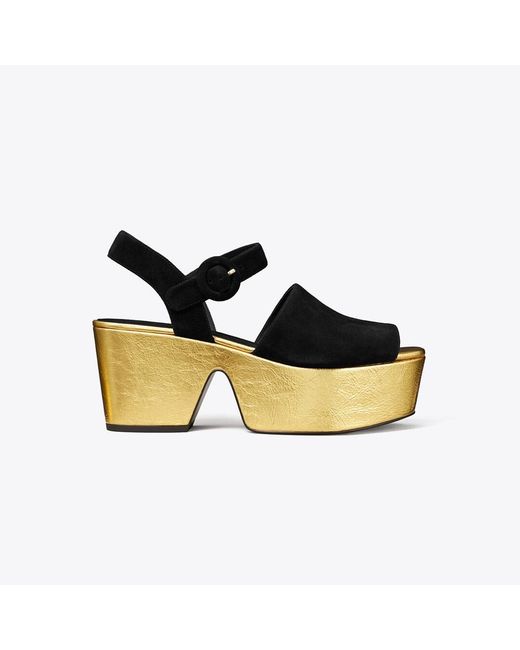 Tory Burch Black Platform Sandal
