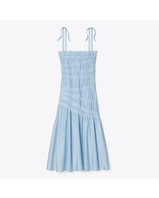 Tory Burch Blue Strappy Dress