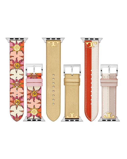 Tory Burch Multicolor 3-pack Strap Set For Apple Watch, 38mm/40mm