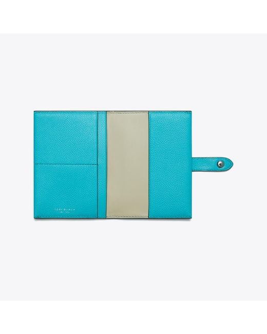 Tory Burch Blue Passport Case
