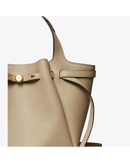 Tory Burch Metallic Small Romy Tote, One Size