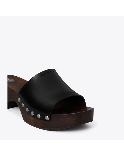 Tory Burch Black Sandal Clog