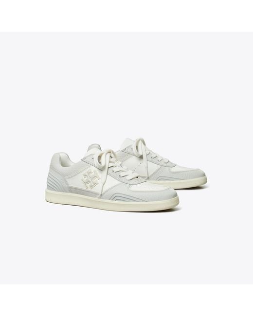 Tory Burch White Clover Court Sneaker