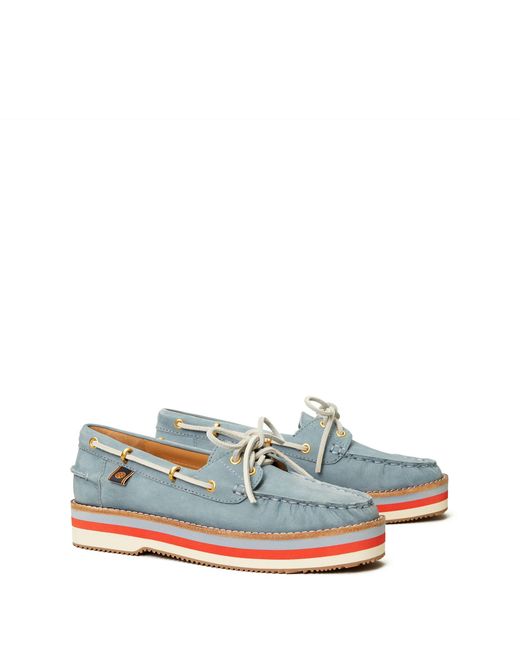 platform boat shoes