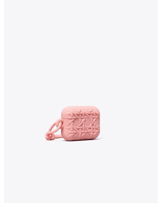 Tory Burch Pink Silicone Airpods Pro Case